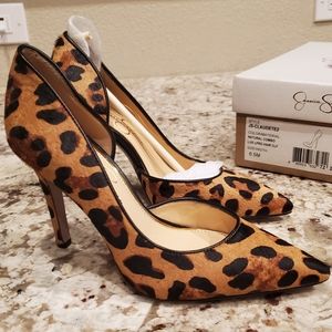 Jessica Simpson Leopard Heels NIB